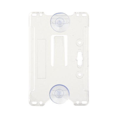 Porta tarjeta de plastico ABS / Transparente / Compatible con tarjetas ACCESSCARDEPC / PROCARDX o Formato CR80 | ACCESS-HOLDERA