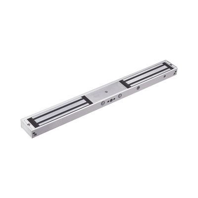 Chapa Magnética Doble para Aplicación en Puertas de Doble Hoja. 1200 lbs(x 2). LED indicador ultrabrillante | MAG1200NDLED