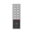 Teclado Exterior WiFi Antivandálico IP65 & IK08 / Administrable en la Nube / Alta y Baja de Passwords Remotamente con Horarios / Acceso por PIN, Tarjeta MIFARE, Huella y Tarjeta Virtual Bluetooth | DS-K1T805MBFWX