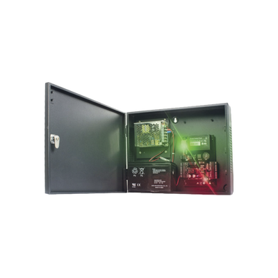 C3400 Panel de Control de Acceso para 4 Puertas / Fácil Administración / 30,000 Tarjetas / Incluye Gabinete y Fuente de Alimentación 12Vcc/3A / Software GRATIS | SYSCA-4R-4D