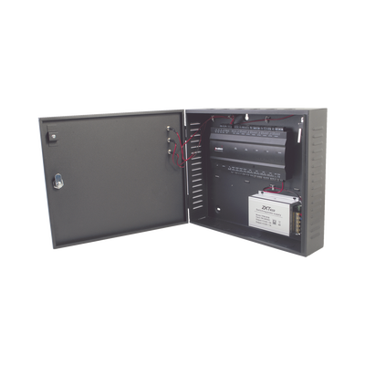 Controlador de acceso / 4 PUERTAS / Biometría Integrada / Hasta 3,000 Huellas / 30,000 Tarjetas / Incluye Gabinete y Fuente de Alimentación 12Vcc/5A compatible con ZKACCESS 3.5 | INBIO460L