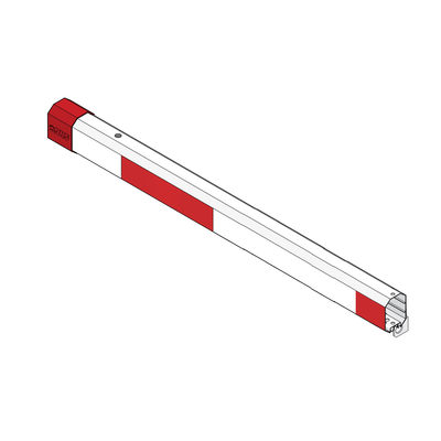 Brazo Octagonal de Aluminio de 4.2 metros / Compatible con Iluminación Rojo-Verde (No incluida) | 1601-555