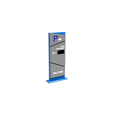 Pantalla Principal de Guía de Estacionamiento / 1 Módulo / Mensaje de Bienvenida / Uso con Aplicación de Guía de Estacionamiento | DS-TVB200(1MODULE)