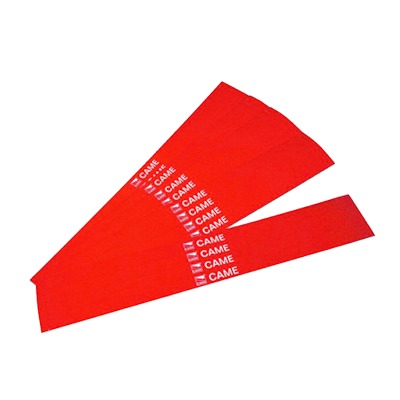 Paquete de 20 bandas reflectantes rojas para mástil 001-G0401,001-G0601 CAME | 001-G02809