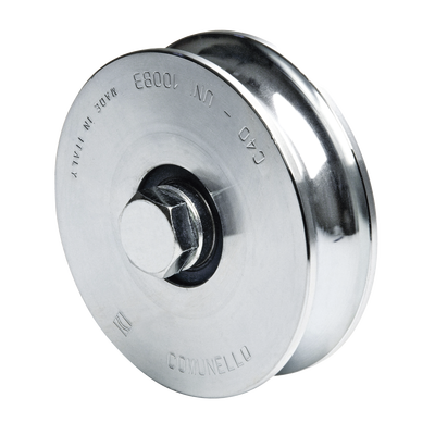Rueda de 12 cm SIN Soporte / Soporta hasta 450 kg / Canal Tipo "U" | 1150-5050-001