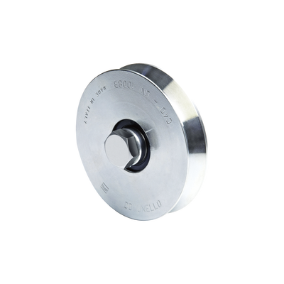 Rueda de 12 cm / Con Capacidad Para Puertas de Hasta 240 kg / Sin Soporte / Canal Tipo "V" | 1150-1050-001