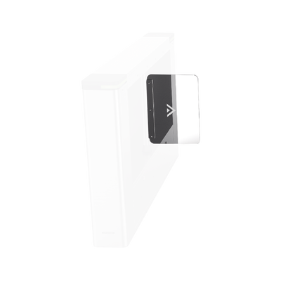 Aleta de Acrílico para formar  carriles de 90 cms en torniquetes Hikvision Series DS-K3B501 y DS-K3B601 | K3B601-DP900