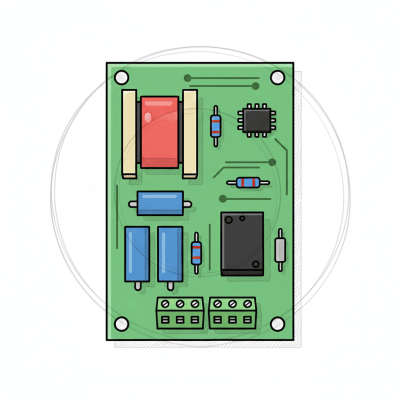 Tarjeta electronica de control de acceso para  torniquete central  DSK3B801L/M (K3B801A) | 202002202