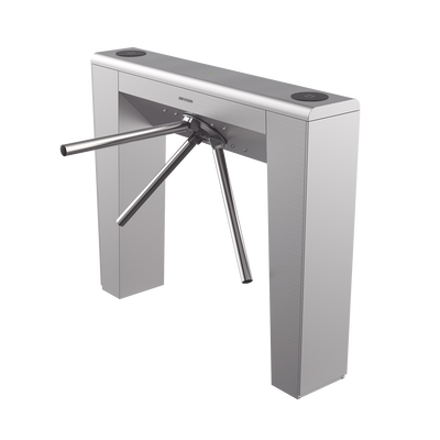 Torniquete Estético Trípode Bidireccional de Acero Inoxidable / 2 Millones de Ciclos MCBF / Interior y Exterior Protegido / LEDs indicadores de Entrada y Salida / Tipo Puente | DS-K3G301LX-R/DM55