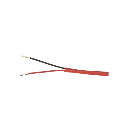 Alambre de Alarma contra Incendios - Bobina de 305 Metros (1000 Pies): 2 x 16 AWG, Rojo, Tipo FPLR, (UL) FT4, Ideal para Sistemas de Detección y Evacuación de Incendios | LP216-FIRE