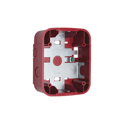 Caja de Montaje en Pared, para Sirena, Color Rojo, Nuevo Diseño Moderno y Elegante | SBB-RL