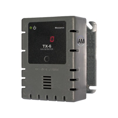 Detector, Controlador y Transductor de Amoníaco (NH3) para Panel de Detección de Incendio | TX-6-AM