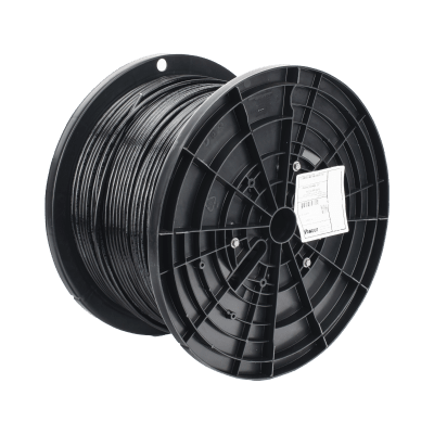 Bobina de Cable UTP de 4 Pares OSP (Planta Externa), Cat6 de Rango Extendido, 22 AWG, Color Negro, 305 Metros (1000 Pies). | PUO6C2204BL-GZ