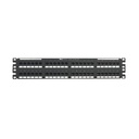 Panel de Parcheo de Impacto 110, Plano, Categoría 6, de 48 Puertos, 2UR | NK6PPG48Y