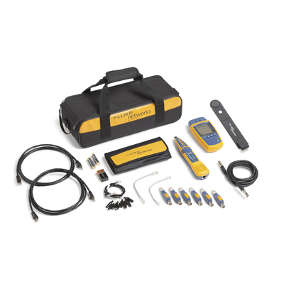 Kit Profesional de Verificador de Red MicroScanner2, para Comprobación de Redes de Voz, Datos y Video, con Pantalla LCD Retroiluminada | MS2-KIT