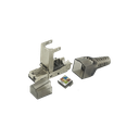 Plug RJ45 Blindado Categoría 6A - Sin Herramienta, para Terminación en Campo | LPKJ6A17S