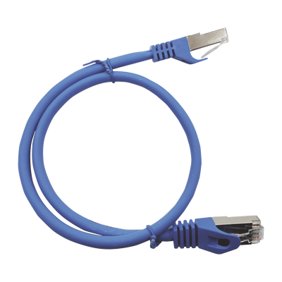 Patch Cord Cat6A 10G Blindado 1.0 Metro (3.28 Pies) Azul | LP-STP-6A-100BU