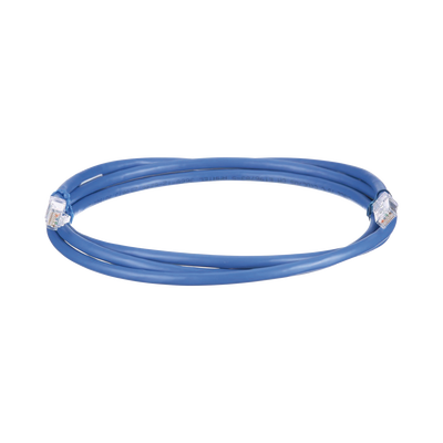Cable de Parcheo UTP, Cat6A, 24 AWG, CM, Color Azul, 6.1 Metros (20 Pies) | UTP6AX20BU