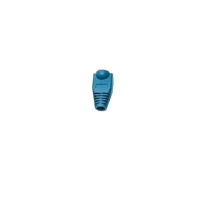 Bota Plástica para Protección de Plug RJ45, Color Azul | LP-PG8-025-BU