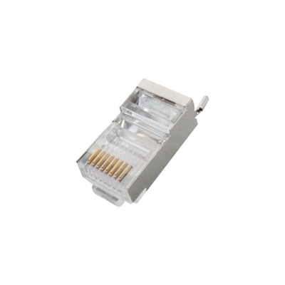 Conector RJ45 para Cable FTP/STP Categoría 5E - Blindado con Pin a Tierra | TC-5S