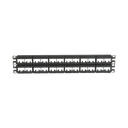 Panel de Parcheo Modular Mini-Com (Sin Conectores), Plano, Sin Blindaje, de 48 Puertos, 2 UR | CPP48WBLY
