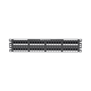 Panel de Parcheo de Impacto (110), Plano, Categoría 6A, de 48 Puertos, 2UR | DP486X88TGY