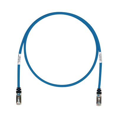 Patch Cord Cat6A, Blindado S/FTP, CM/LS0H, 3.05 Metros (10 Pies), Color Azul | STP6X10BU