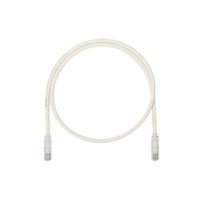 Cable de Parcheo UTP, Cat6A, 24 AWG, CM, Color Blanco, 0.3 Metros (1 Pie) | UTP6AX1