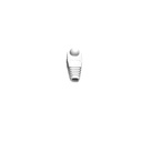 Bota Plástica para Protección de Plug RJ45, Color Blanco | LP-PG8-025-WH