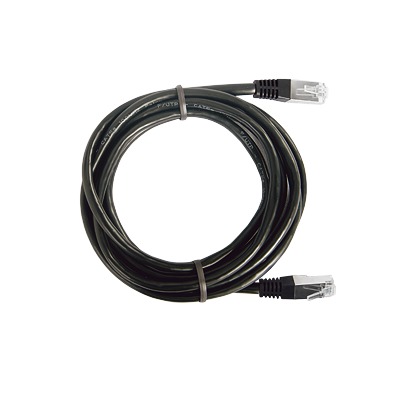 Cable de Parcheo FTP Cat6 - 1.0 Metro (3.28 Pies) - Negro | LP-FT7-100-BK
