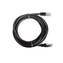 Cable de Parcheo FTP Cat6 - 1.0 Metro (3.28 Pies) - Negro | LP-FT7-100-BK