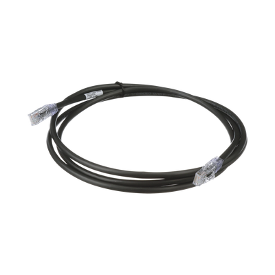 Cable de Parcheo UTP, Cat6A, 24 AWG, CM, Color Negro, 0.91 Metros (3 Pies) | UTP6AX3BL