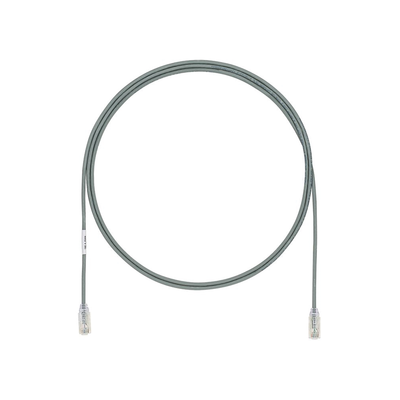 Cable de Parcheo UTP Cat6A, CM/LSZH, Diámetro Reducido (28AWG), Color Gris, 0.91 Metros (3 Pies) | UTP28X3GY