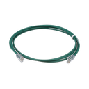 Cable de Parcheo UTP Cat6A, CM/LSZH, Diámetro Reducido (28AWG), Color Verde, 1.52 Metros (5 Pies) | UTP28X5GR