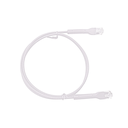 Mini Patch Cord Cat6 Ultra Slim 5 Metros (16.40 Pies) Blanco ? Ahorra Espacio sin Organizadores, con Bota Flexible | LP-PSLIM-5WH