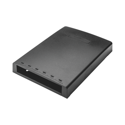 Caja de Montaje en Superficie, Con Accesorio para Resguardo de Fibra Óptica, Para 6 Módulos Mini-Com, Color Negro | CBXF6BL-AY