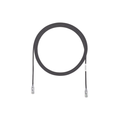 Cable de Parcheo TX6, UTP Cat6, Diámetro Reducido (28AWG), Color Negro, 0.91 Metros (3 Pies) | UTP28SP3BL
