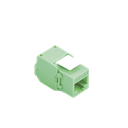 Módulo Jack Keystone Cat5e (Toolless), con Terminación en Ángulo 180 - Color Verde, Compatible con Faceplate y Patchpanel Linkedpro | LP-KJ-516-TTGR