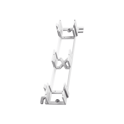 Montaje de Pared para Panel de Parcheo de 12 Puertos, Color Blanco | WB89D
