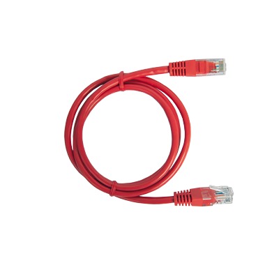 Cable de Parcheo UTP Cat5e - 0.5 Metros (1.64 Pies) - Rojo | LP-UT3-050-RD