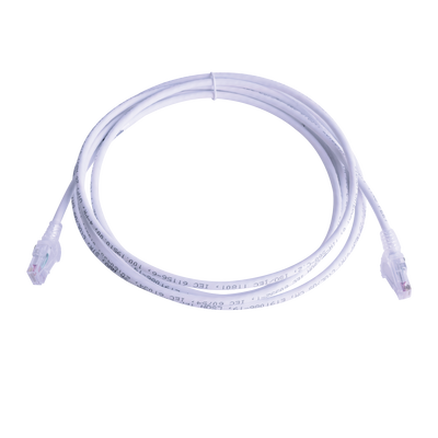 Patch Cord MC6 Modular Cat6 UTP, CM/LS0H, 4.57 Metros (15 Pies), Color Blanco | MC6-15-02