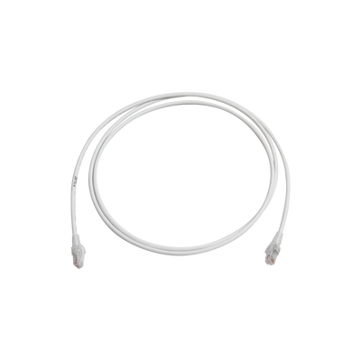 Patch Cord MC6 Modular Cat6 UTP, CM/LS0H, 2.13 Metros (7 Pies), Color Blanco | MC6-07-02
