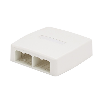 Caja de Montaje en Superficie, Para 4 Módulos Mini-Com, Color Blanco Mate | CBXQ4IW-A