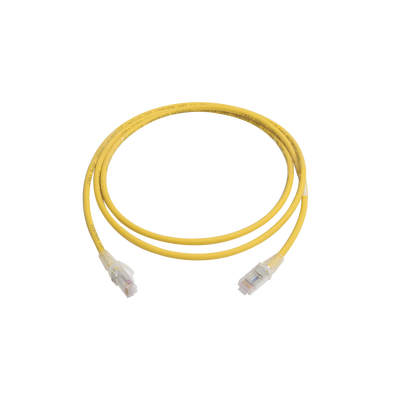 Patch Cord MC6 Modular Cat6 UTP, CM/LS0H, 1.52 Metros (5 Pies), Color Amarillo | MC6-05-05