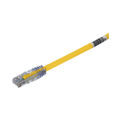 Cable de Parcheo UTP, Cat6A, 24 AWG, CM, Color Amarillo, 9.14 Metros (30 Pies) | UTP6AX30YL