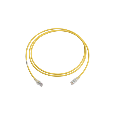 Patch Cord MC6 Modular Cat6 UTP, CM/LS0H, 2.13 Metros (7 Pies), Color Amarillo | MC6-07-05