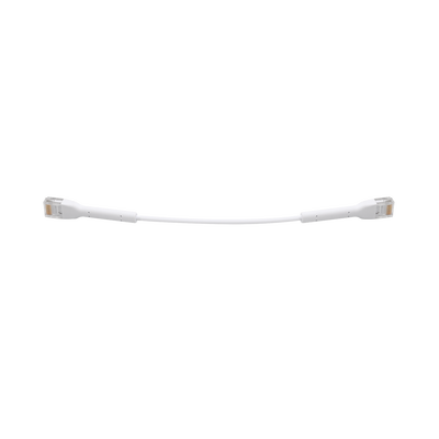 UniFi Ethernet Patch Cable Cat6 de 22 cm (8.66 pulgadas), Color Blanco | UC-PATCH-RJ45