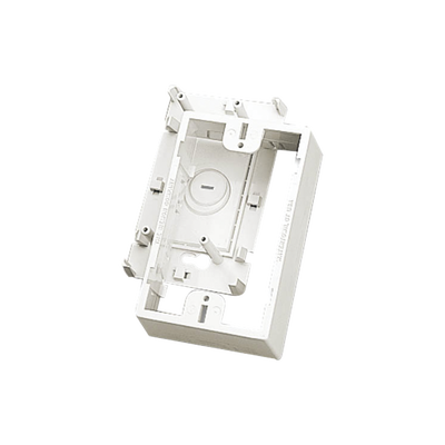 Caja de Montaje Superficial, Para Placas de Pared (Face Plates), Color Blanco | CT4-BOX-02