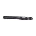 Patch Panel UTP Z-MAX de 48 Puertos, Precargado con Jacks Categoría 6, Plano, 1UR | Z6-PNL-U48K