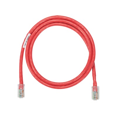 Cable de Parcheo UTP Categoría 5e, con Plug Modular en Cada Extremo - 2 Metros (6.56 Pies) - Rojo | NK5EPC7RDY